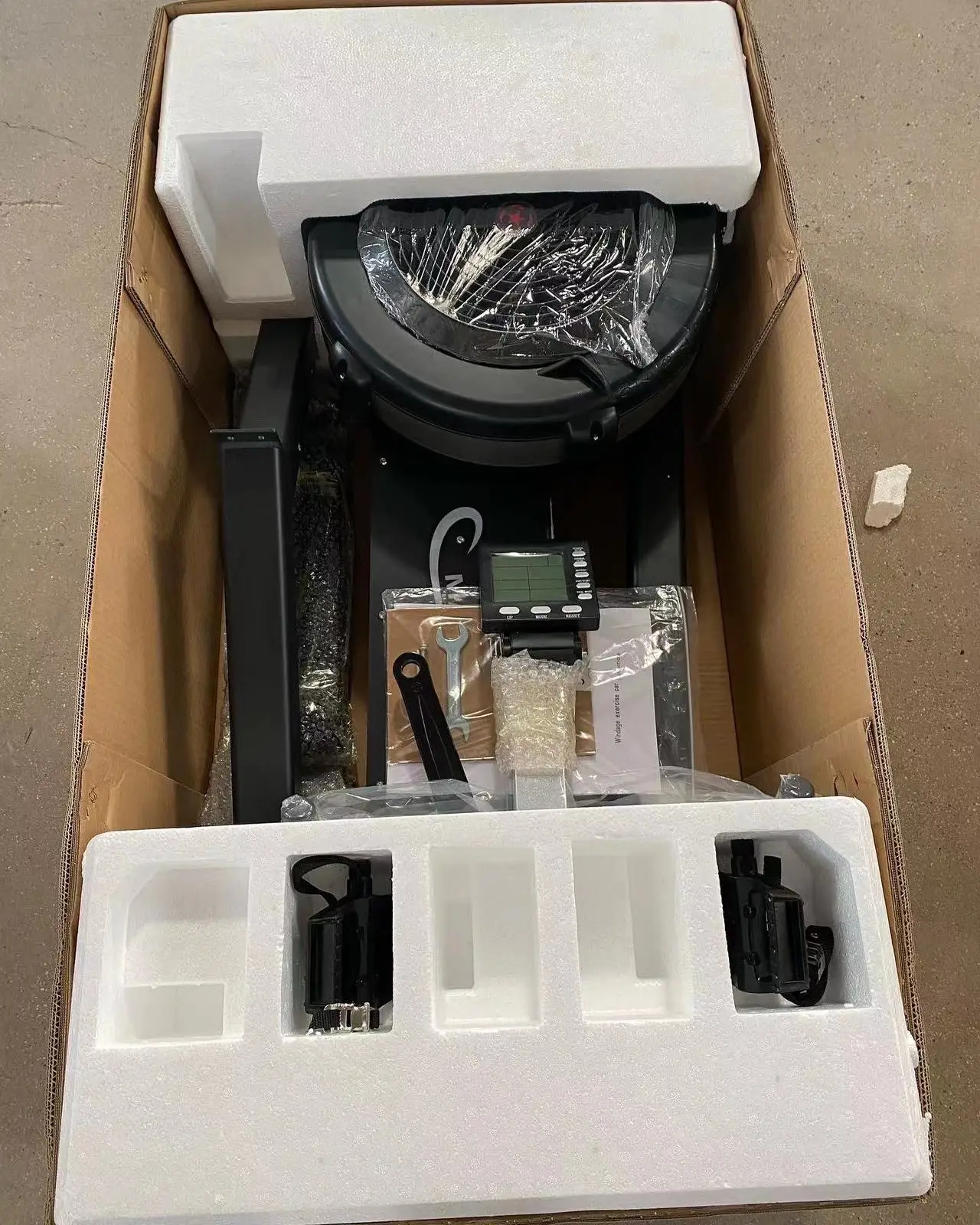 Cardio training exercise remadora maquina remo rameur fitness gym fitness clube air rowing machine