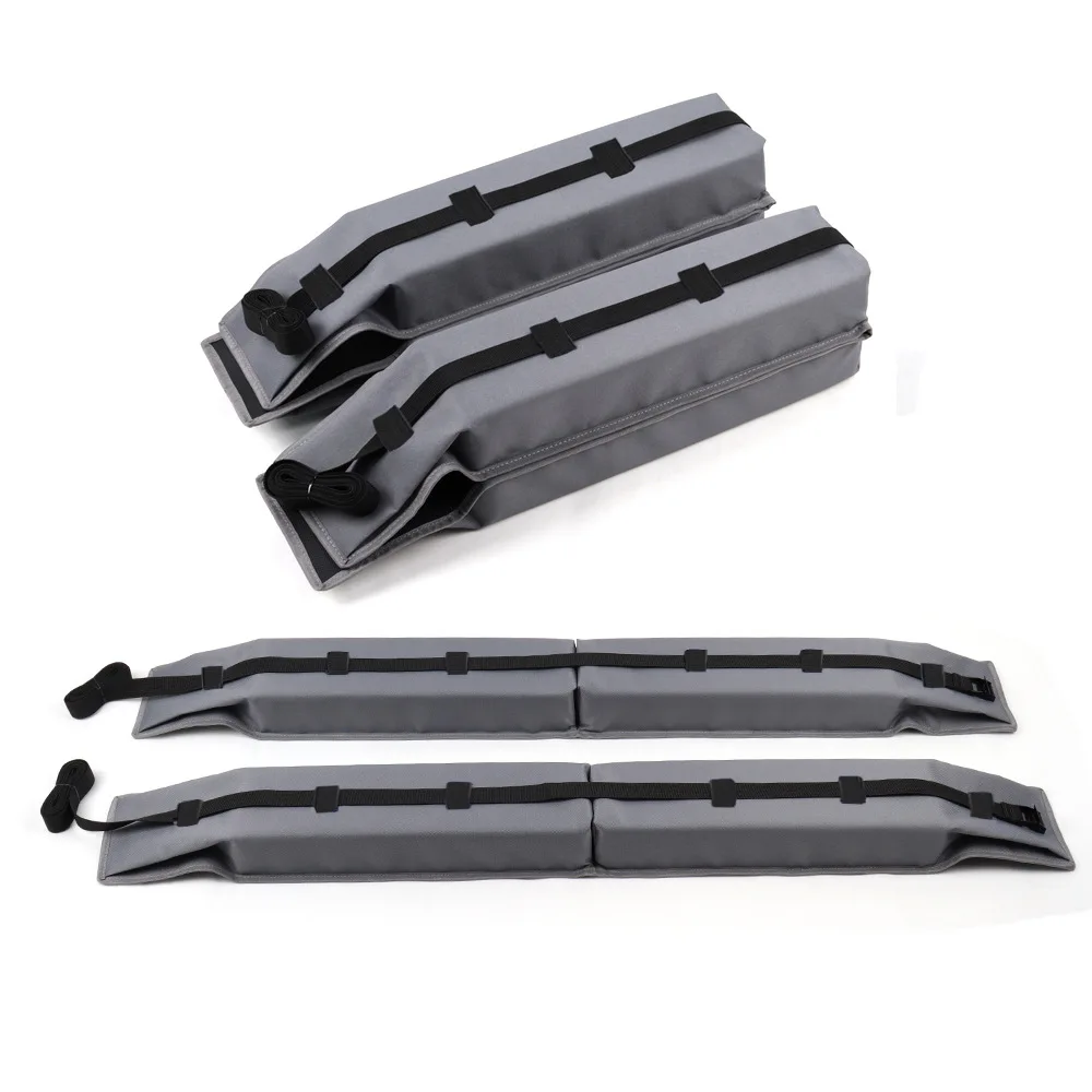 Anti-UV Universal Car Aero Crossbar Pads Roof Rack Pads for Kayak Surfboard SUP Canoe
