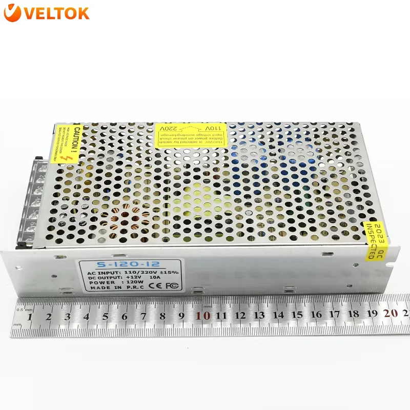 Ac 110v/220v Dc 12v10a 120w Switching Power Supply Driver Led Stage Lighting Security Monitoring Regulated Transformer 24v 5a