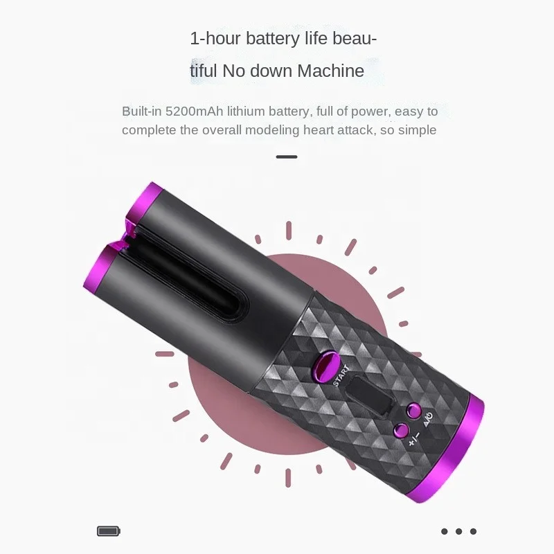 Customized wholesale ladies home styling anti-scalding curling iron