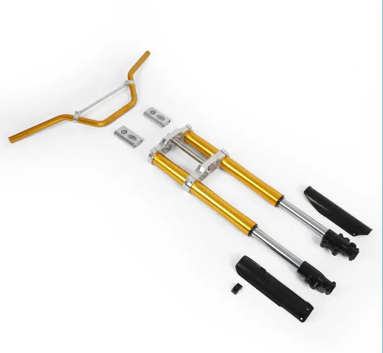 SWICOO 600mm 650mm 680mm 735mm Front Fork Suspension Clamp Handle Bar For Dirt Bike Mini Bike Motorcycle