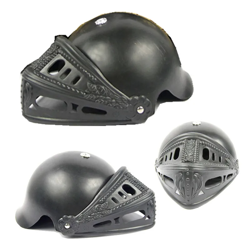 Halloween Cosplay Knight helmet plastic toy  for children