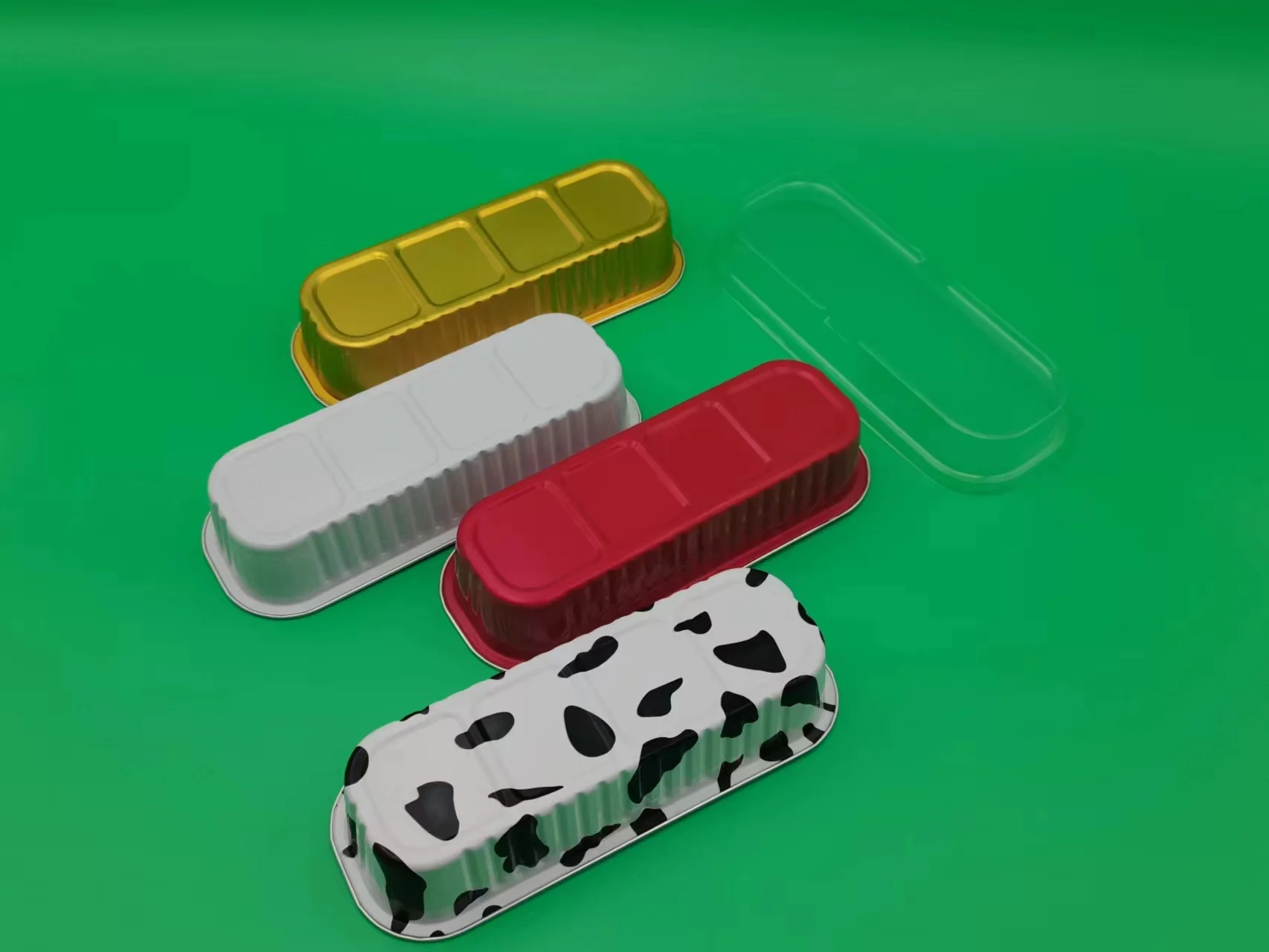 Custom Logo Hot Sale 6a tin foil pan disposable aluminum tray food aluminum foil container loaf foil trays/pan with lids