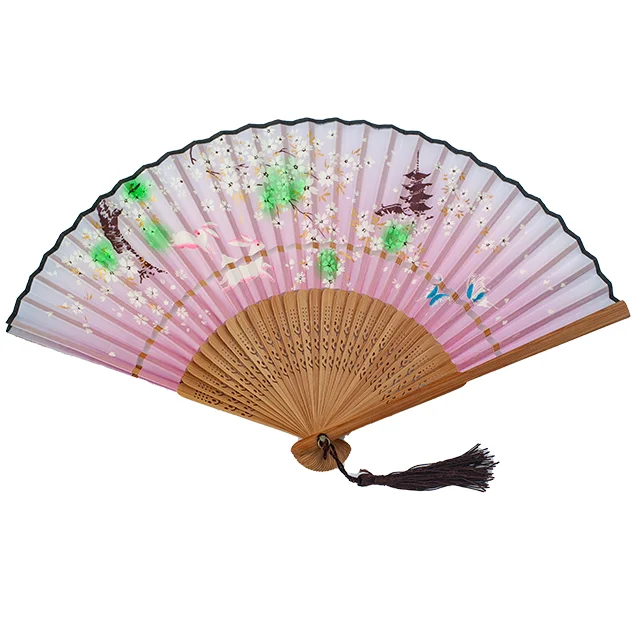  Feather hand fans fan bamboo mini