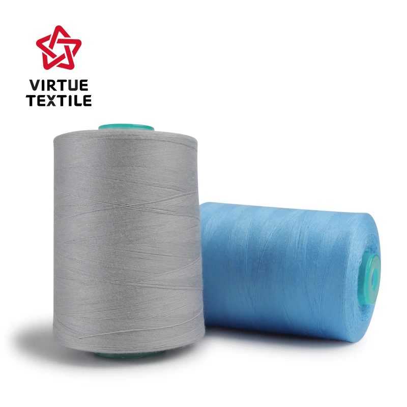 Virtue Textile Factory  Wholesale Directly colorful cotton  sewing thread  20s/2 20s/3 30s/2 for clothing
