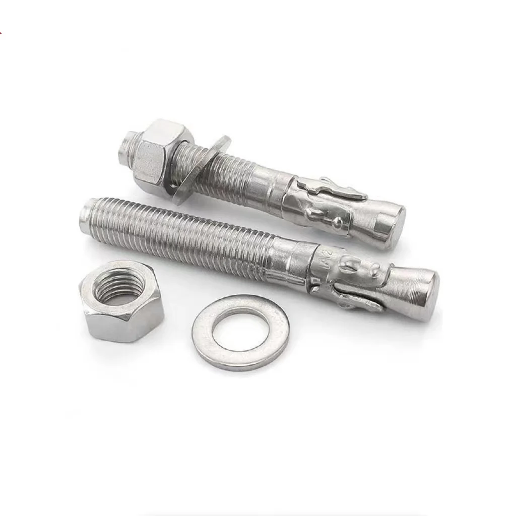 Expansion Anchor Bolts and Nuts Wedge Undercut Through Bolt Plated Sleeve Type Elevator Fasteners