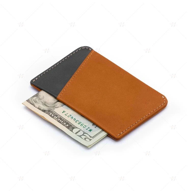 
mini slim leather wallet card holder Simple Pocket Credit Card Holder RFID blocking Micro Sleeve Credit Card Holder 