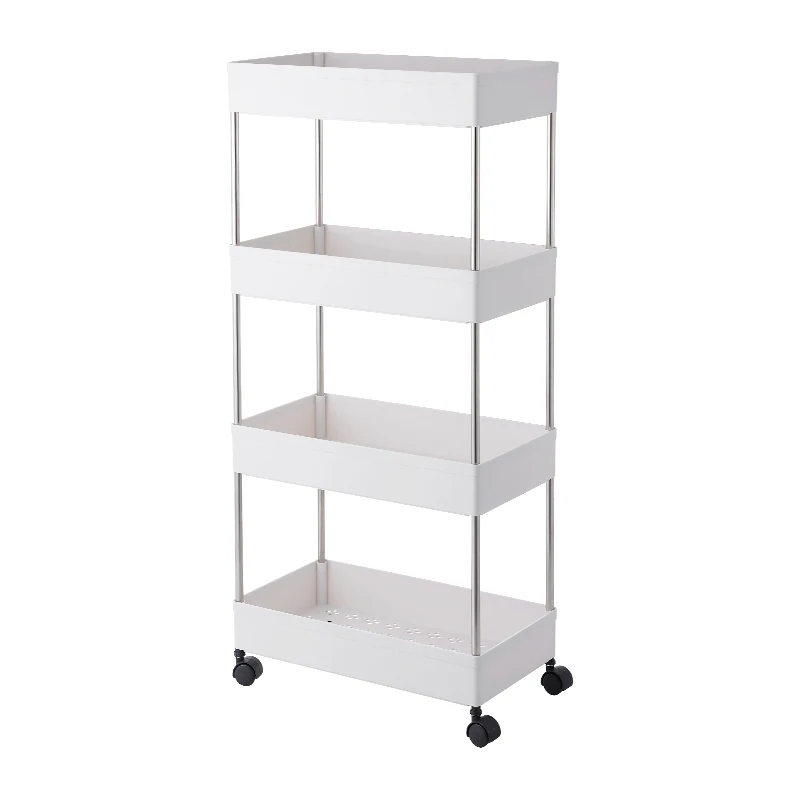 Good quality Folding Storage Heavy Duty Dividers Plastic Shelves Plastic Bathroom Shelf