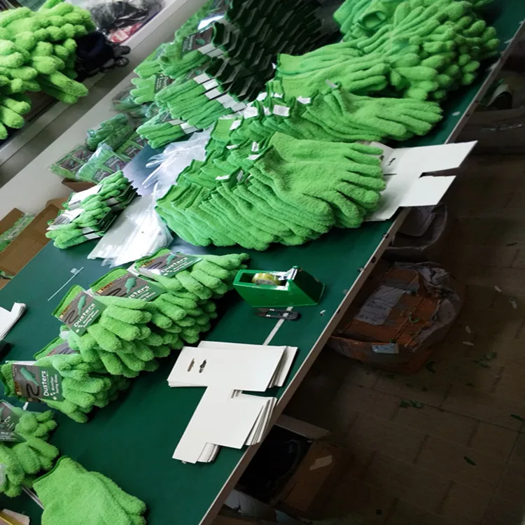 Oil Absorption Bamboo Magic Kitchen Cleaning Dish Washing Gloves