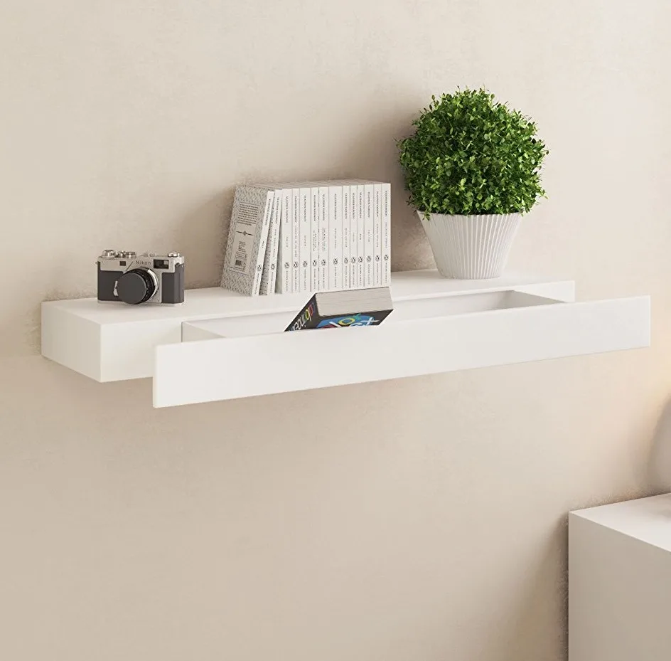 Mounting Hanging antique Float Decorations Wall Shelf With Drawer