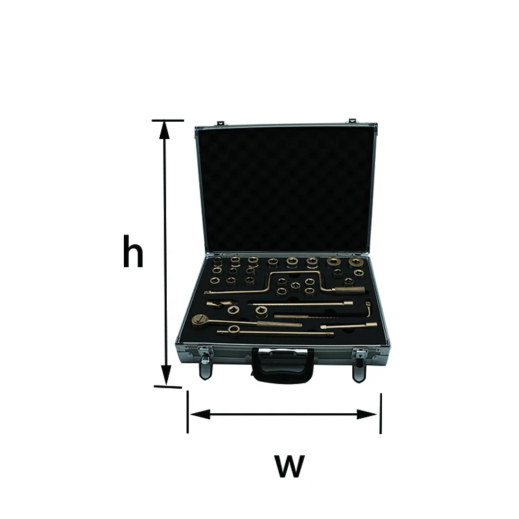 China OEM manufacturer Non sparking Socket kit al-cu material for oil gas station use
