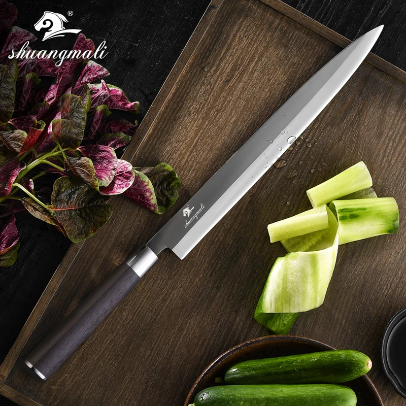 12 Inch Germany Stainless Steel 1.4116 Japanese Salmon Knife Kitchen Sashimi Knives