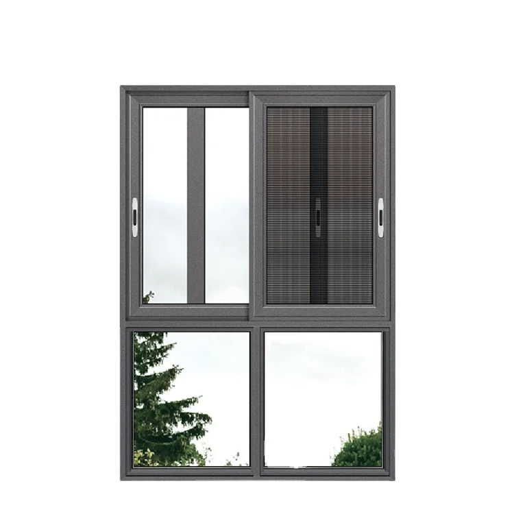 simple design veranda aluminum frame materials aluminium profile security grill design smart french sliding window