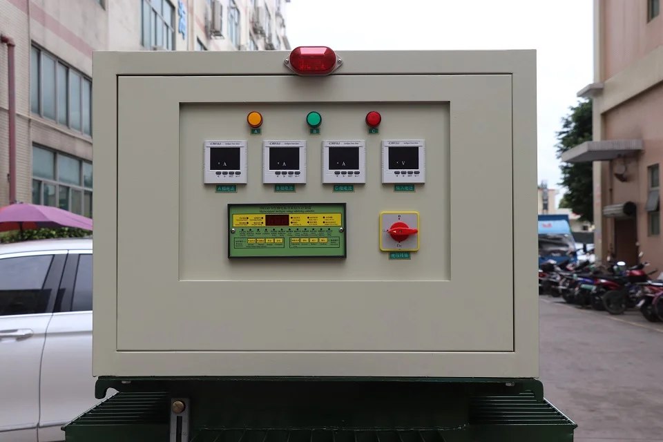 CE Approval 500KVA Oil Voltage Stabilizer Three phase Oil Immersed type 100% Copper 400V+/-20% With Input Switch