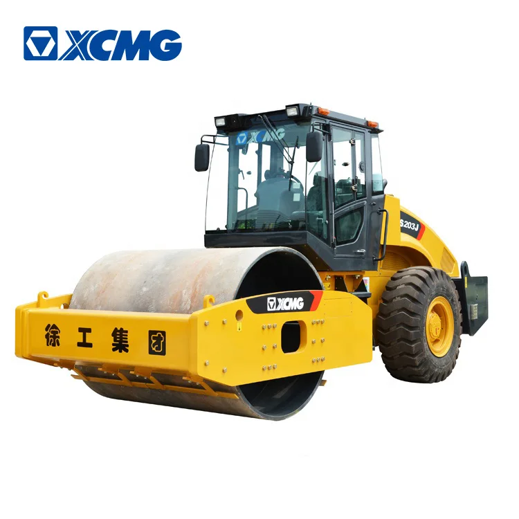 XCMG Official XS203J Heavy Duty 20 Ton Used Vibratory Road Roller for Sale
