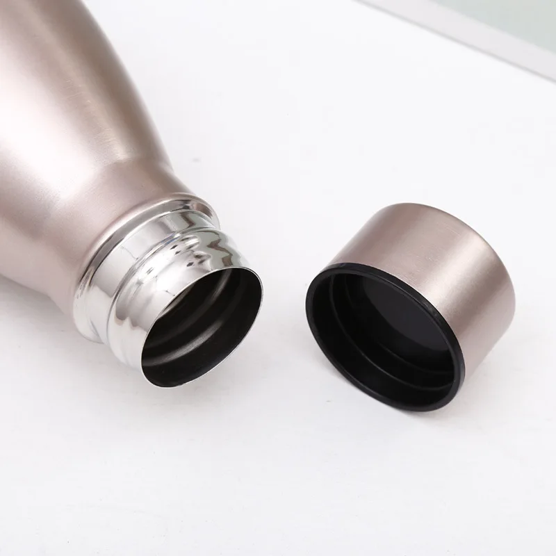 single-layer 304 stainless steel cola bottle outdoor car riding water bottle business gift insulation water bottle classic