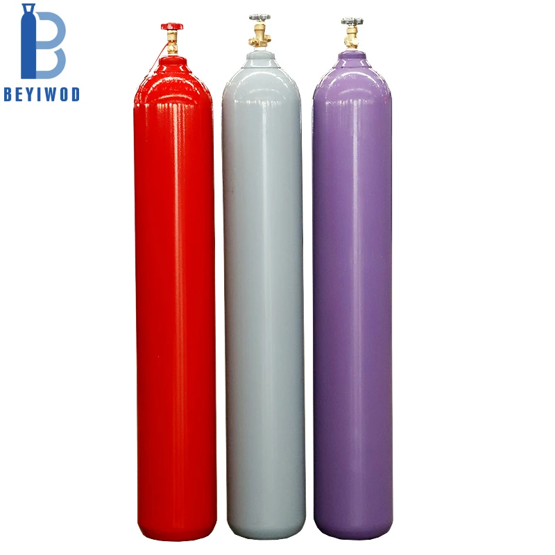 TPED Certified High Pressure 10L 20L 40L 47L 50L 200 Bar 10M3 Industrial Argon Gas Cylinder