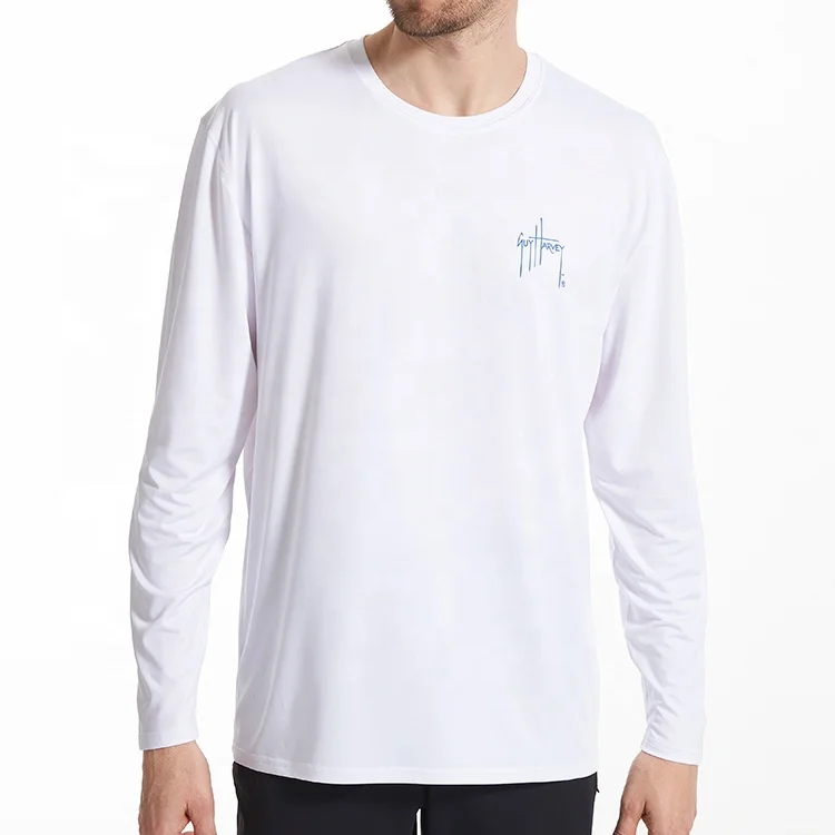Мужская футболка с длинным рукавом на открытом воздухе сублимации футболка на заказ для рыбалки, футболка