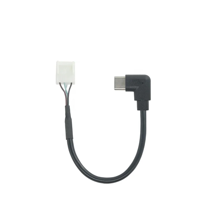 Под заказ 90 градусов Usb C кабель с разъемом jst 2pin 3pin 4pin 5pin JST SH MX ZH PH Dupont 1 0 2 54 мм соединитель жгут проводов