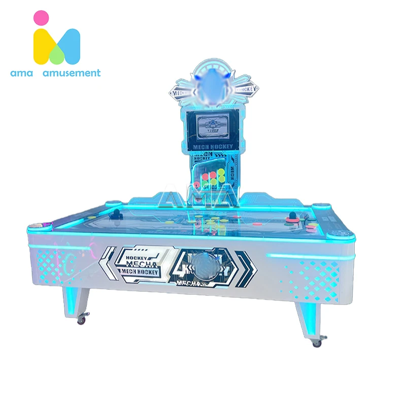 AMA Amusement Park Coin Operated Arcade Multi Ball Air Hockey Rebo Hockey Table