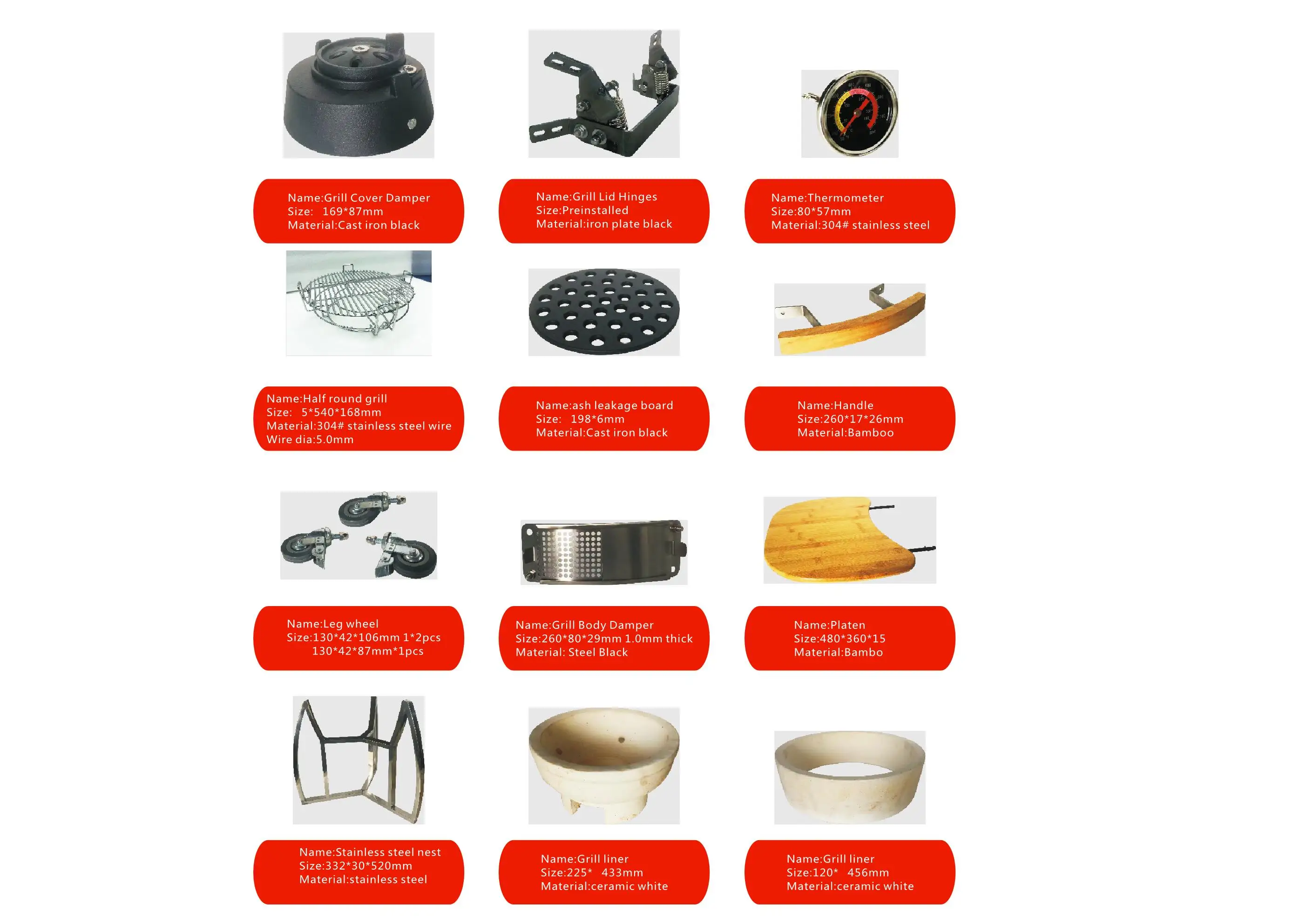 Commercial 22 Inch Large Ceramic BBQ Grill  Kamado Charcoal Barbecue Grill Black Kamado Ceramic Smoker Grill Outdoor Backyard