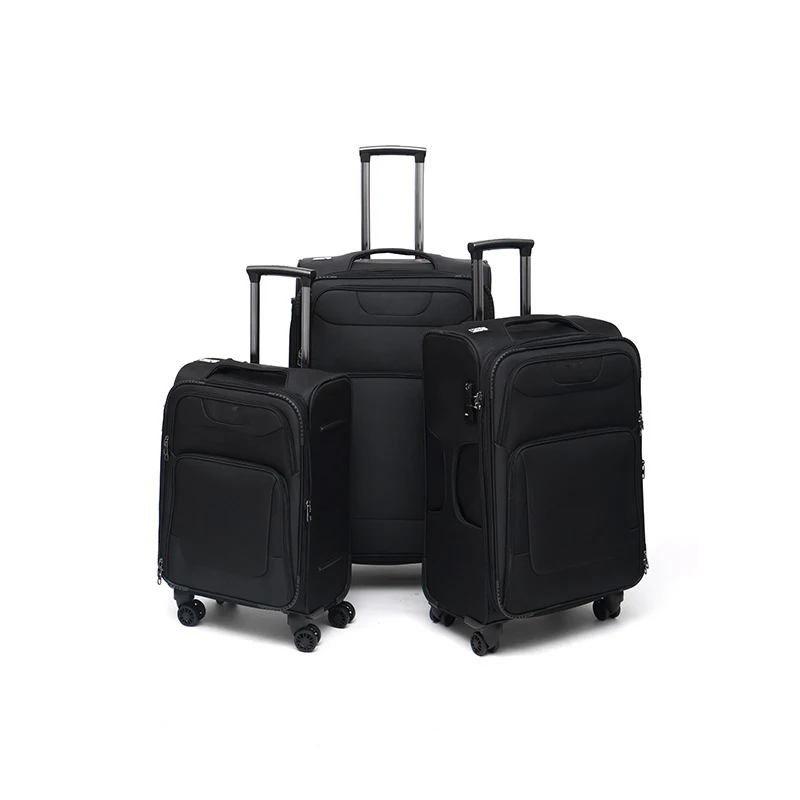 3pcs suitcase set Oxford cloth trolley case wholesale multi-function luggage trolley boarding travelling case factory wholesale