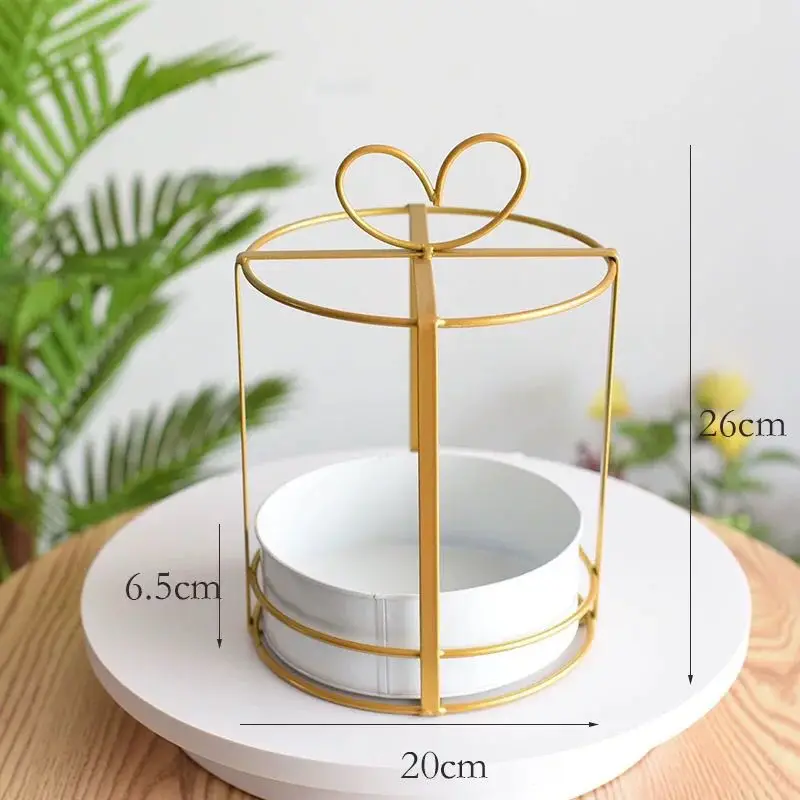 Hengcool Metal Holder For Flowers Home Party Wedding Decoration Metal Flower Basket Flowers Shelf