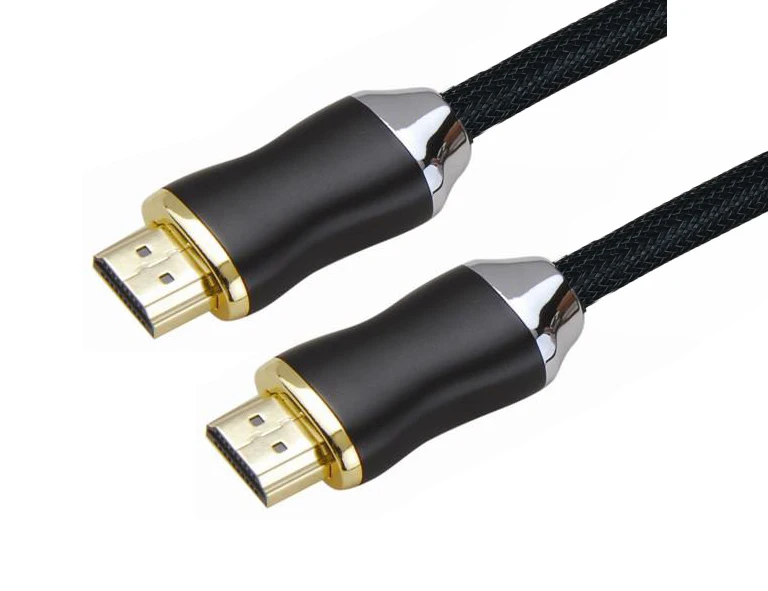 С ethernet чистой меди HDMI кабель мужчин и плетеный хлопок рукав hdmi для PS4 HDTV XBOX PS3000