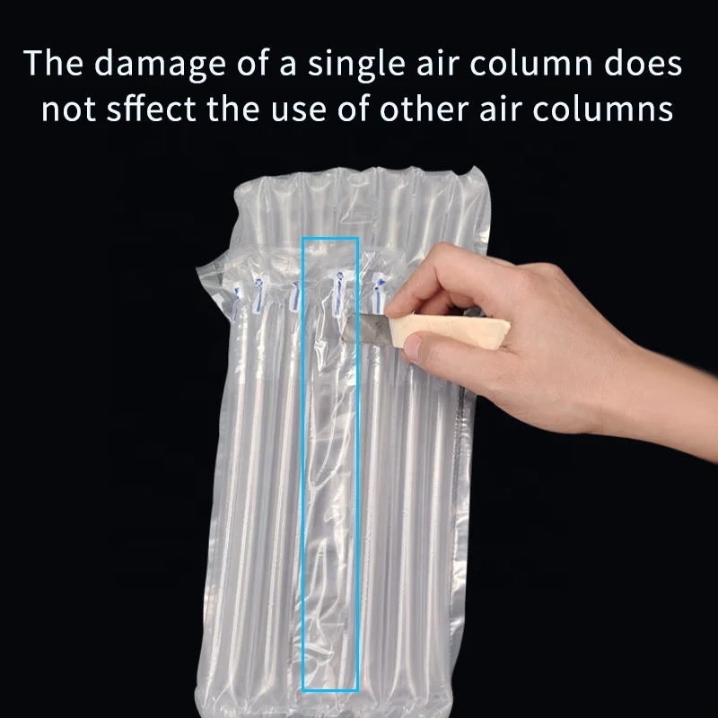 Inflatable Cushion Air Column Bags Film Roll Custom Air Filled Sleeve Packaging Wine Bubble Bag
