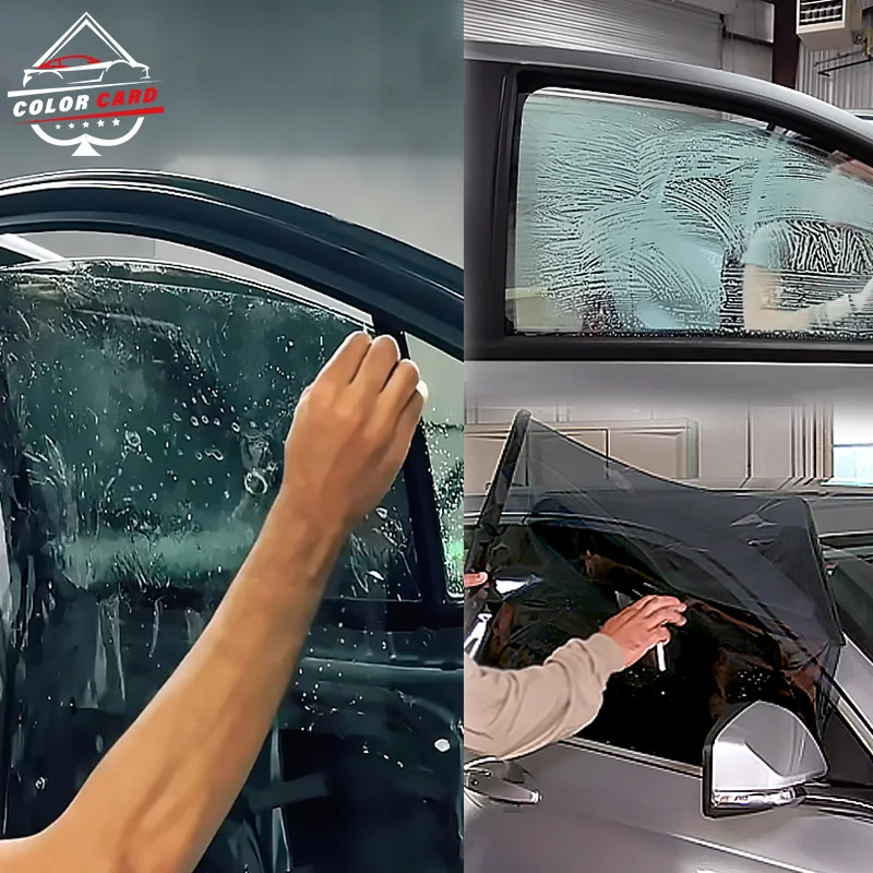 Wholesale price Titanium Nitride High Permeablity Window Tint Film UV Protection Solar Safety Car Window Glass Privacy Films