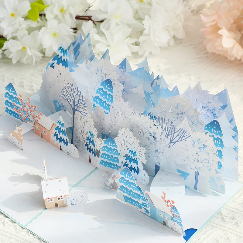 3D Pop Up Cards,Pop Up Greeting Cards,3D Christmas Cards