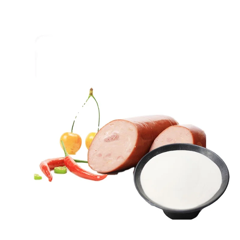 Food grade konjac flour, thickened for consumption, added brown-gray