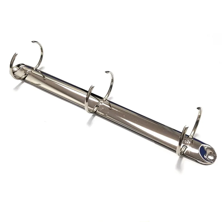 China Guangzhou factory supply pull open hot sell Notebook file folders metal clip 3 ring binder mechanism