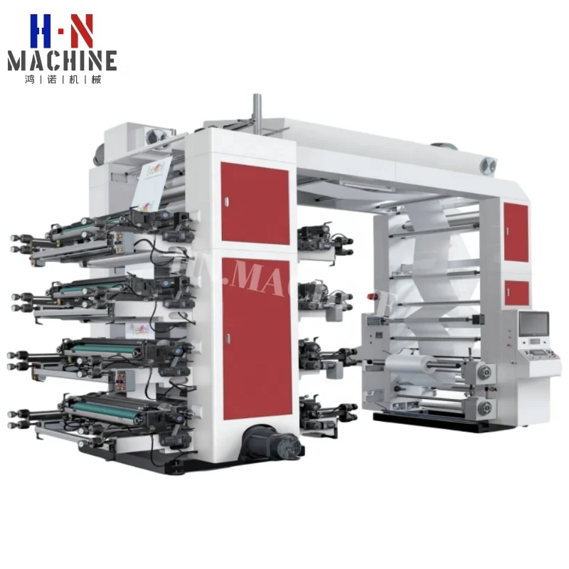 
uv flexo printing machine 4 color 6 color price 6 color automatic flexo print machine price paper plastic printing 