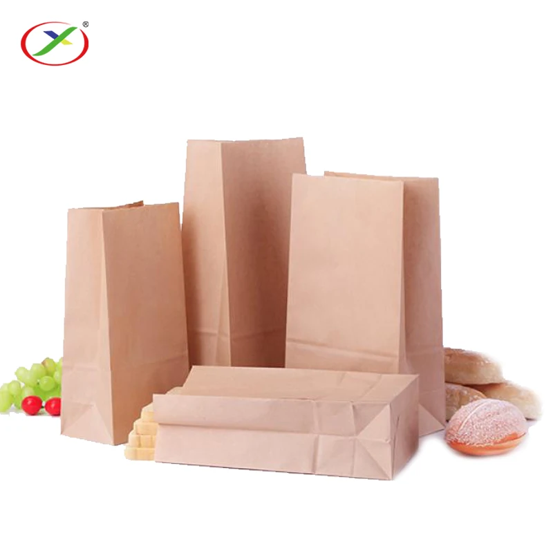 Custom printed with your own logo delivery for food to go packaging take away take out restaurant takeout paper lunch bags