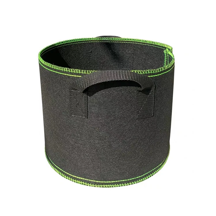 High Quality 20 Gallons Black Heavy-Duty Nonwoven Fabric Mushroom Growing Bag Thickened Polyester for Outdoor Garden Use