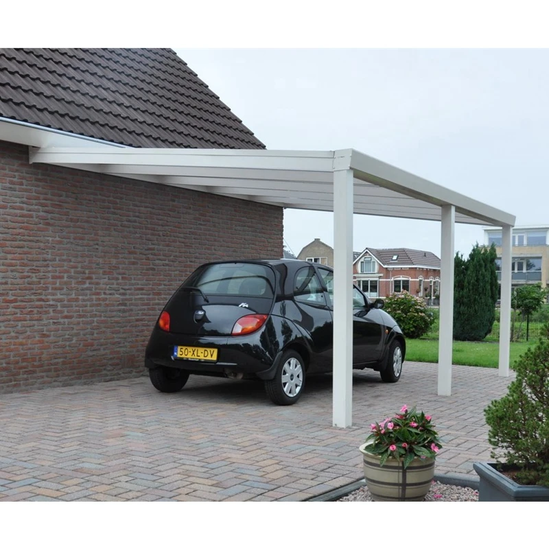 Luxury Sun Shade Foldable Portable Aluminum Carports Garages With Polycarbonate Roof