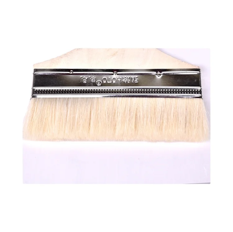 Кисти Hongtu с длинной деревянной ручкой, плоские кисти для рисования