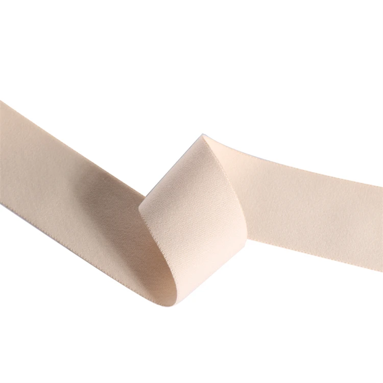 Bra Strap Wholesale Non-Slip Flower Shoulder Replacement Underwear Accessories Nylon Spandex Ivory Bra Strap Elastic Webbing