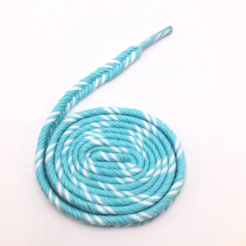 Hot sale hoodie drawstring braid cotton colored cord