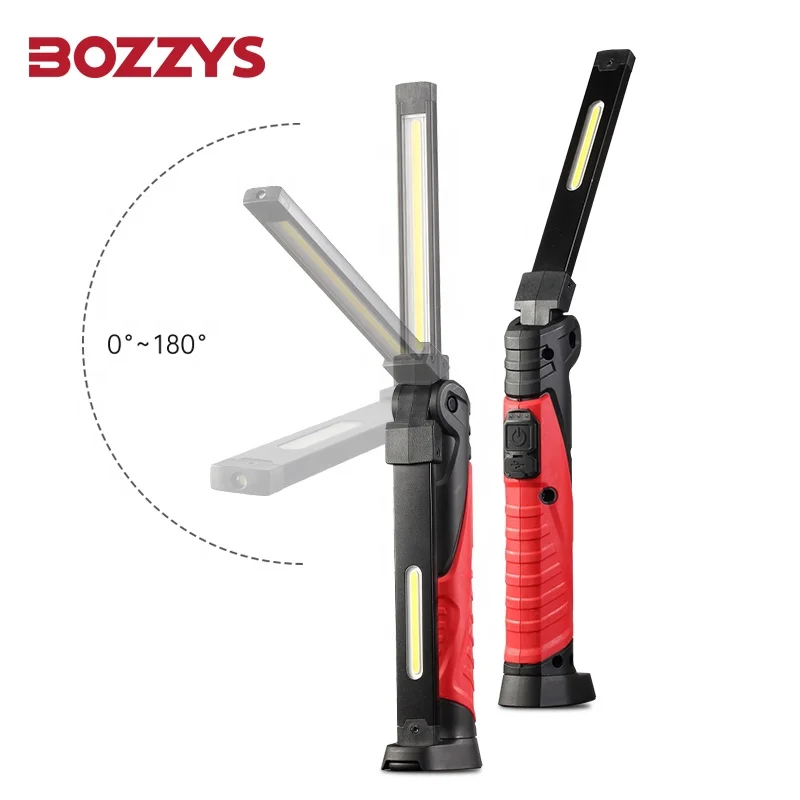 BOZZYS Three light sources Multi-angle Portable Foldable Work Light For Car Inspection Repair
