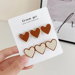 Заказные заколки для волос с изображением сердца аллигатора для макияжа, плоские Элегантные Заколки с утконосом, аксессуары для волос, заколки для женщин