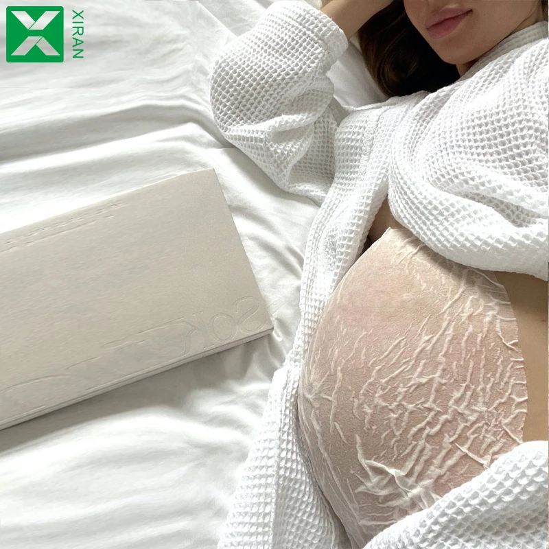 OEM Belly Mask With Aloe Vera Reduce Stretch Mark Maternity Skin Care Moisturizing Belly Sheet Mask