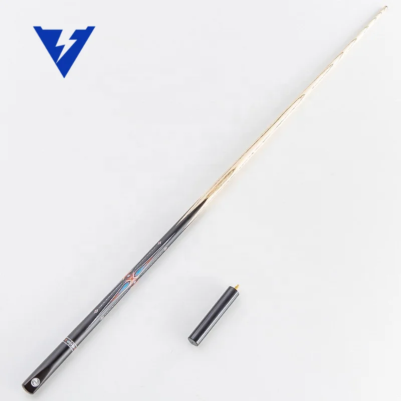 RTS Single Snooker Cue 10mm Tip One Piece Sticks Durable Pool Billiard Cues with Extension handle screw hole