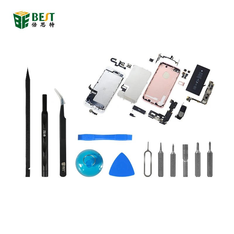 BST-500 Mobile Phone Repair Tools Plastic Pry Bar Opening Screwdriver Y0.6 P2 Disassemble Hand Kit for iPhone