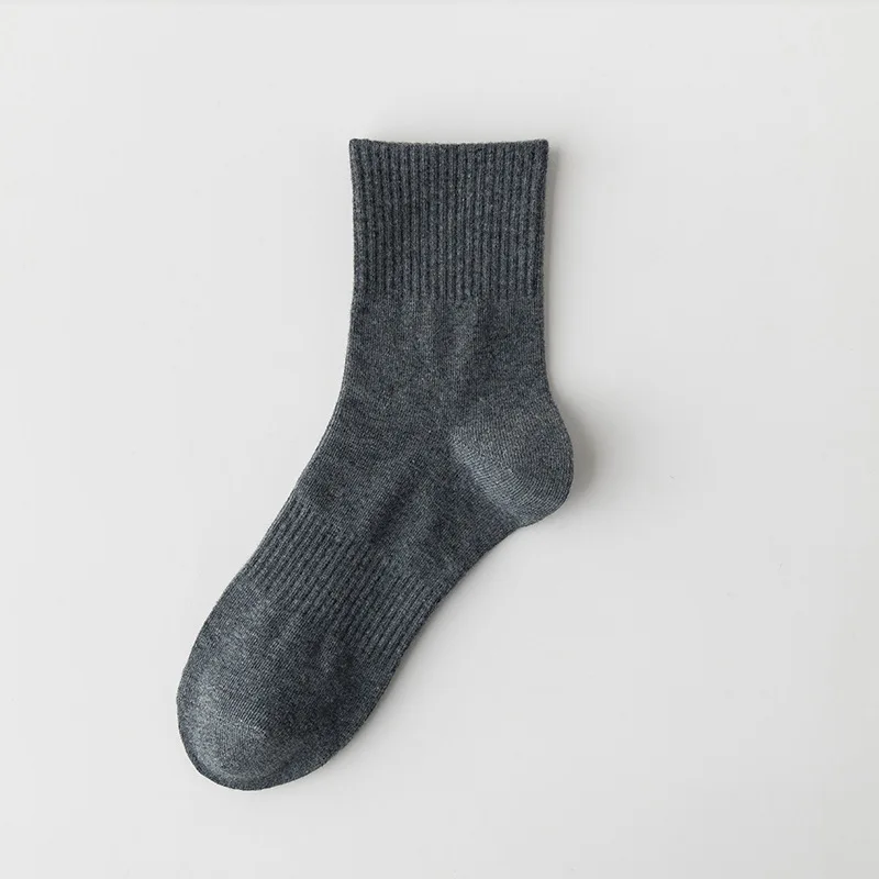 Custom Socks Design Own Logo Crew Socks No Minimum Order Private Your Label Bamboo Cotton Black Man Sport Sock