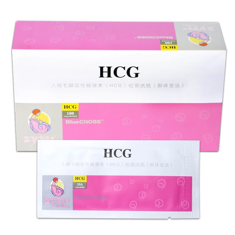 Одноразовая тест-полоска HCG для беременности, набор для быстрого тестирования