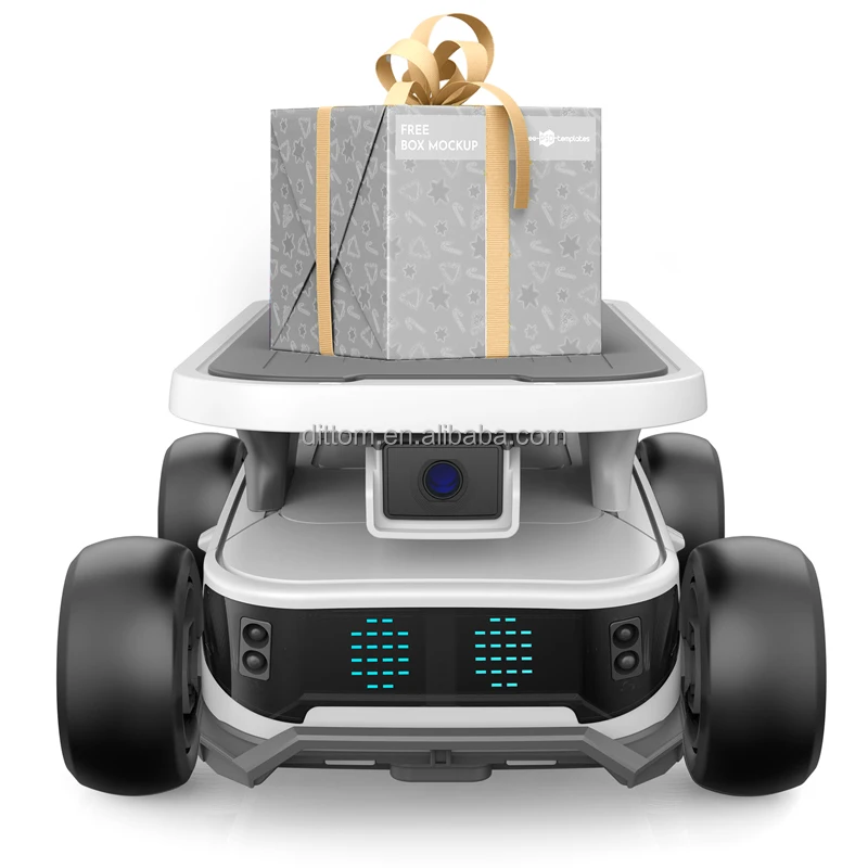 2.4G X5 RC Mechanical Arm Robot Programmed Intelligent Grab Cart Transport Truck With Camera