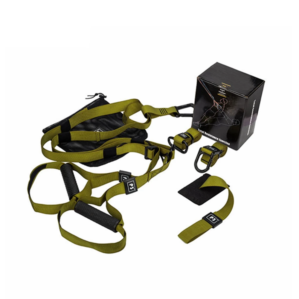 Timecreate Home Gym Workout Suspension Resistance Band Strength Trainer Straps