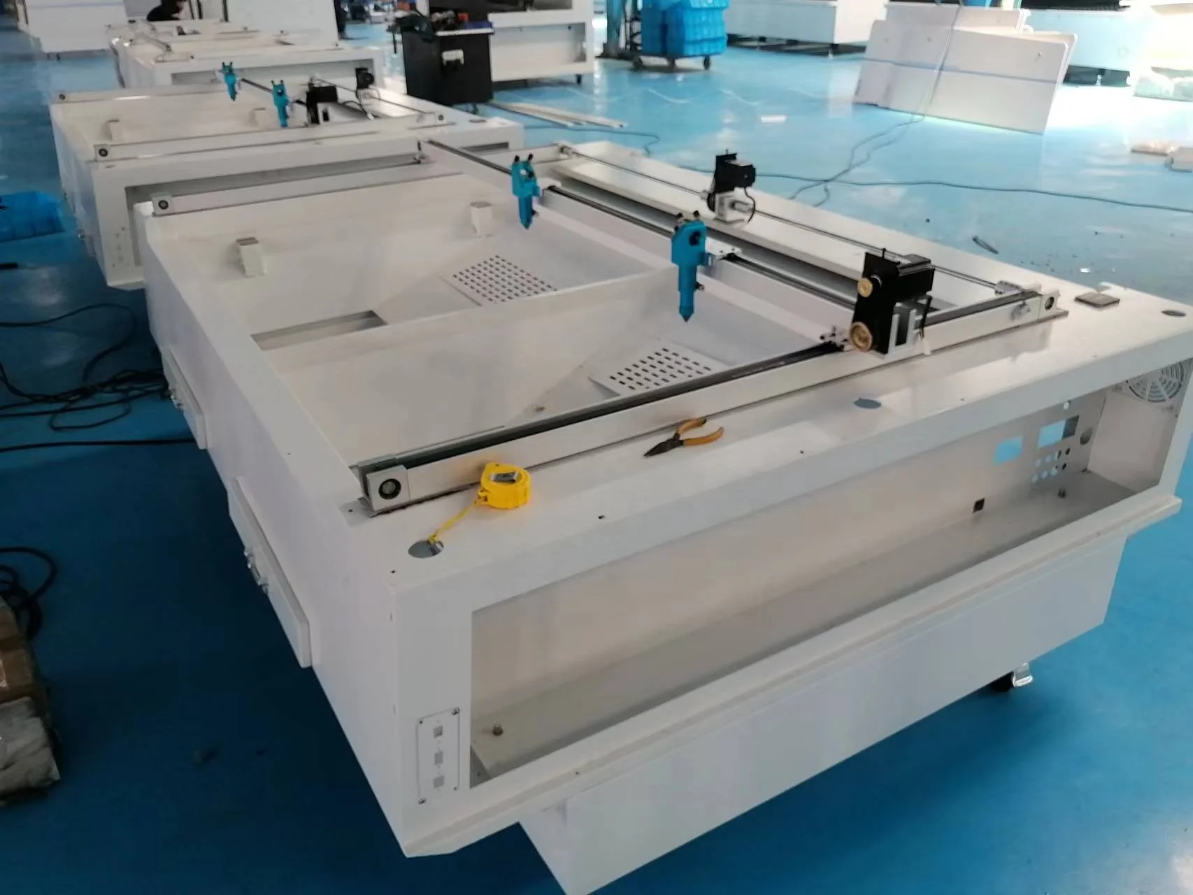 Automatic double heads 1610 laser cutting machines big working size high productive co2 laser machine